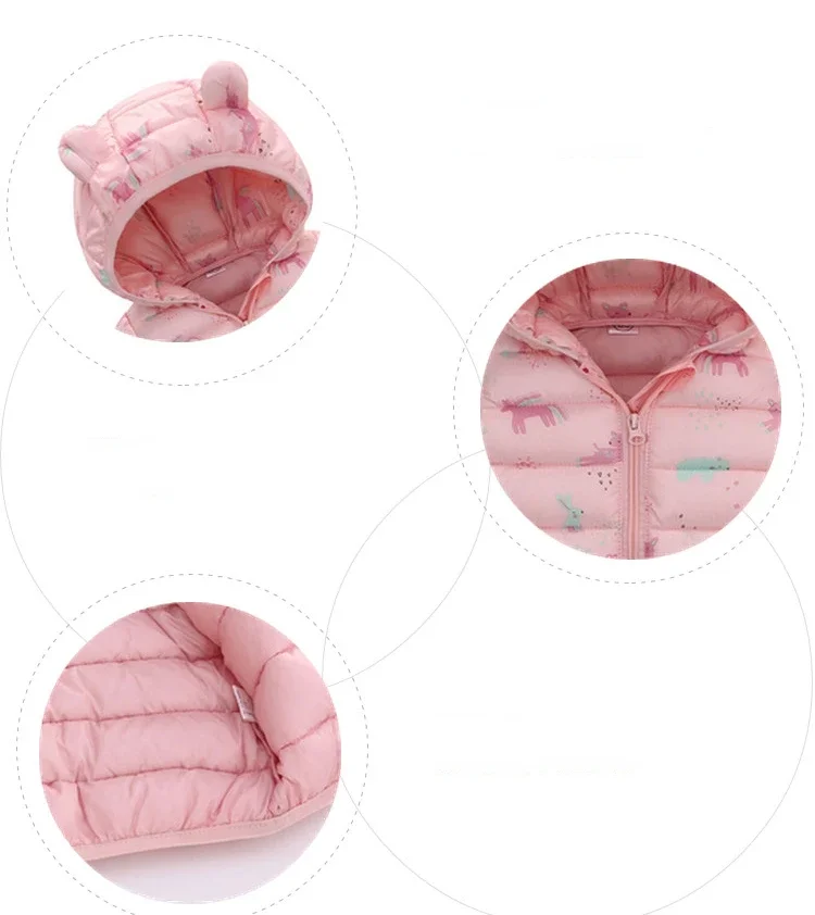 Женский легкий пуховик с капюшоном осенне-зимняя теплая пуховая куртка на молнии