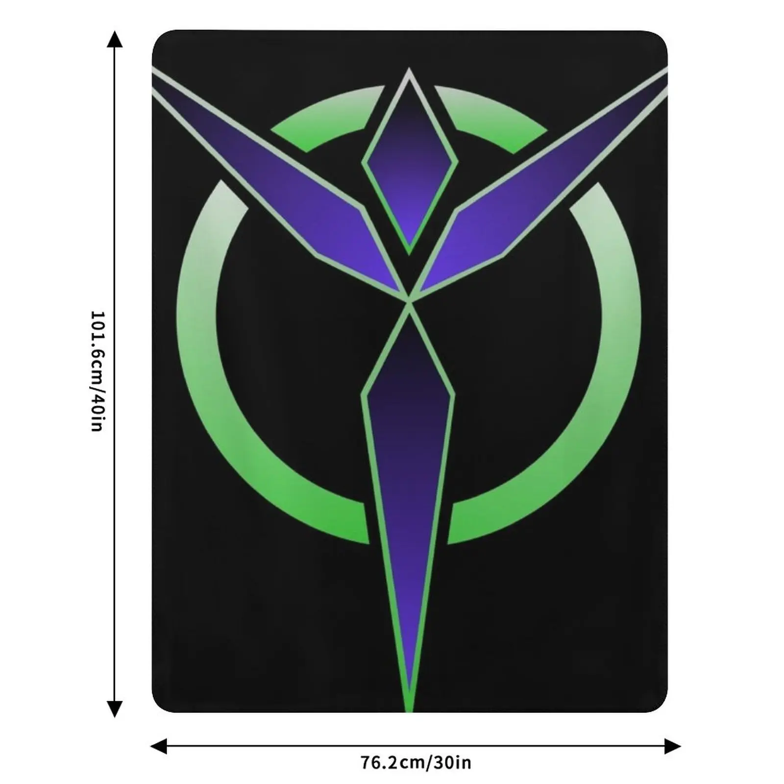 Плед с логотипом Vanu Sovereignty, устойчивый к пятнам, уютный и теплый плед (art.: 3920dc2e200d2) - 3920dc2e200d2