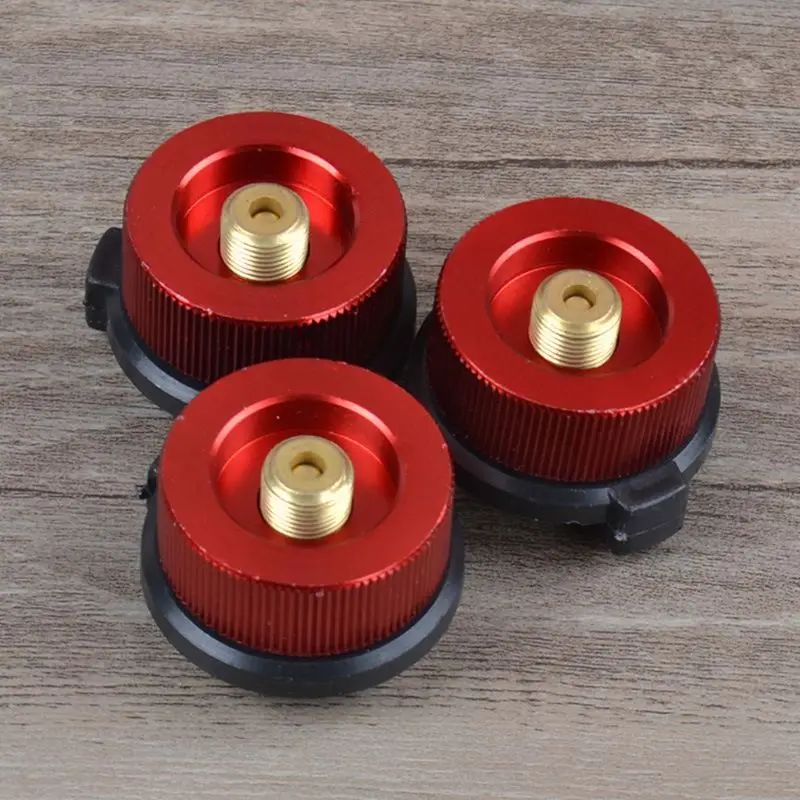 

Camping Stove Convert Adapter Nozzle Bottle Type Butane Auto-Off Gas Cartridge