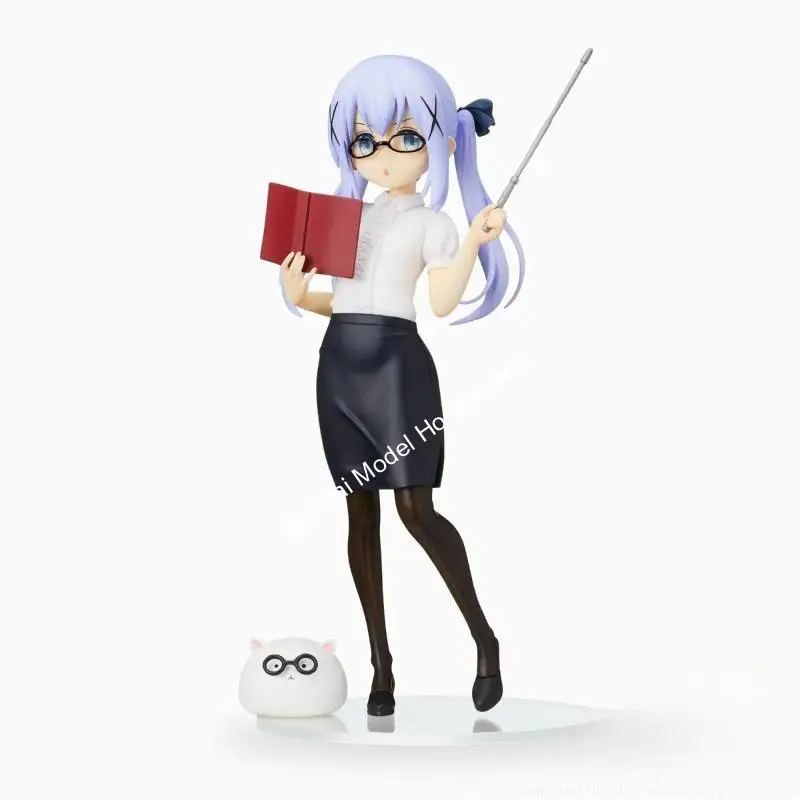 Фото В наличии Оригинальная игра SEGA Gochuumon Wa Usagi Desu Ka? Фигурка Bloom Kafuu Chino Tippy PM, версия Сенси, аниме-модель, игрушка, кавайная №3