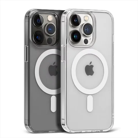 Магнитный беспроводной зарядный чехол Magsafe для iPhone 16 Pro Max, прозрачный чехол для iPhone 16 Plus, чехол ﻿