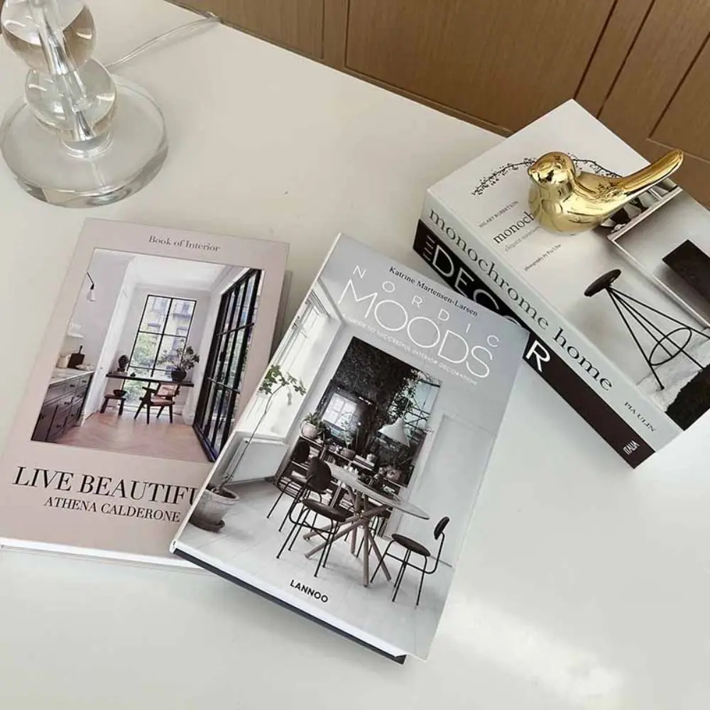 Магазин Модные поддельные книги орнамент реквизит для съемки домашний декор