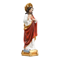 religious statues sacred jesus christ statues and figurines 9 inch divine mercy statue ornament resin colored renaissance