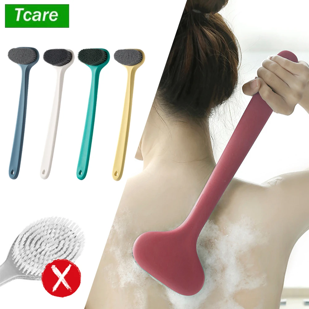 

Tcare Upgraded Bath Body Brush with Comfy Bristles Long Handle Gentle Exfoliation Improve Skin's Health & Beauty Bath Shower Wet
