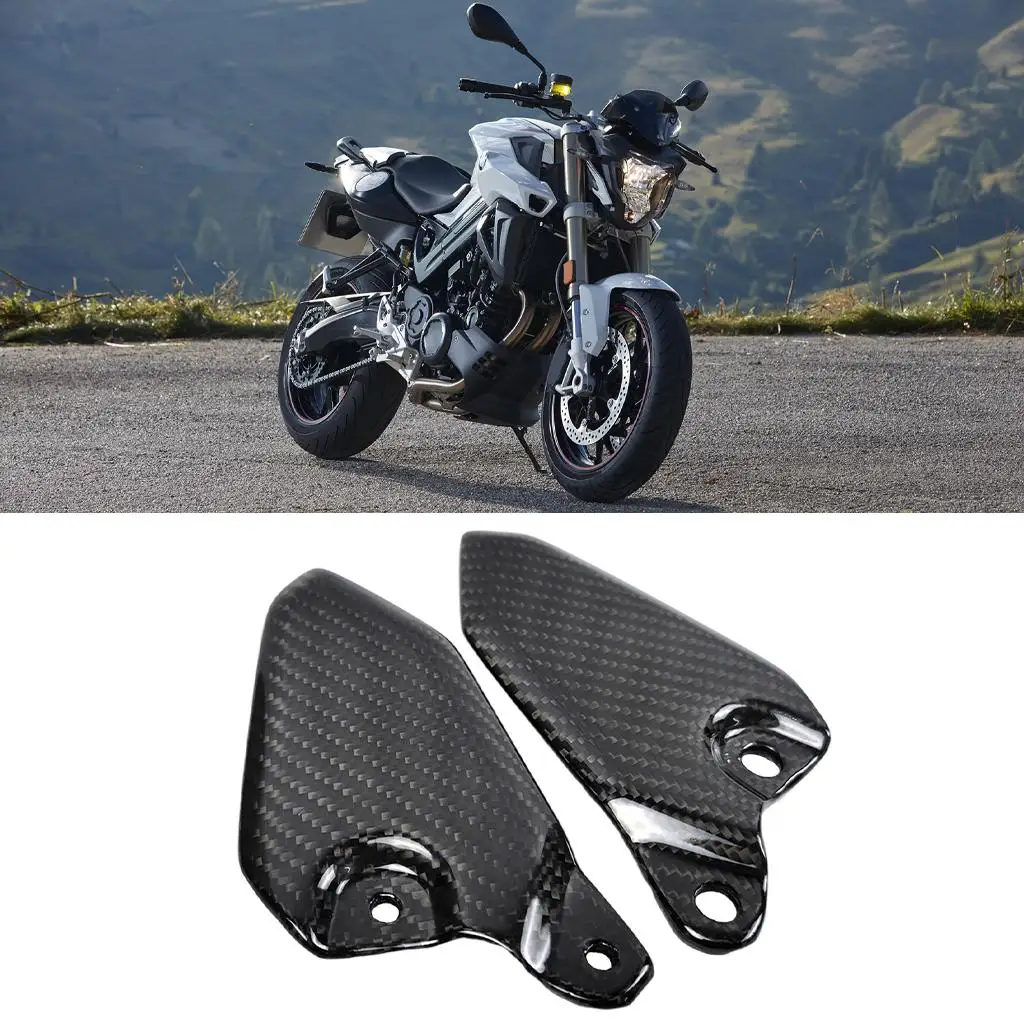 

Footpeg Plate Pedal Bracket Compatible Repair Replacement Wing Cover Motorcycle Carbon Fiber for