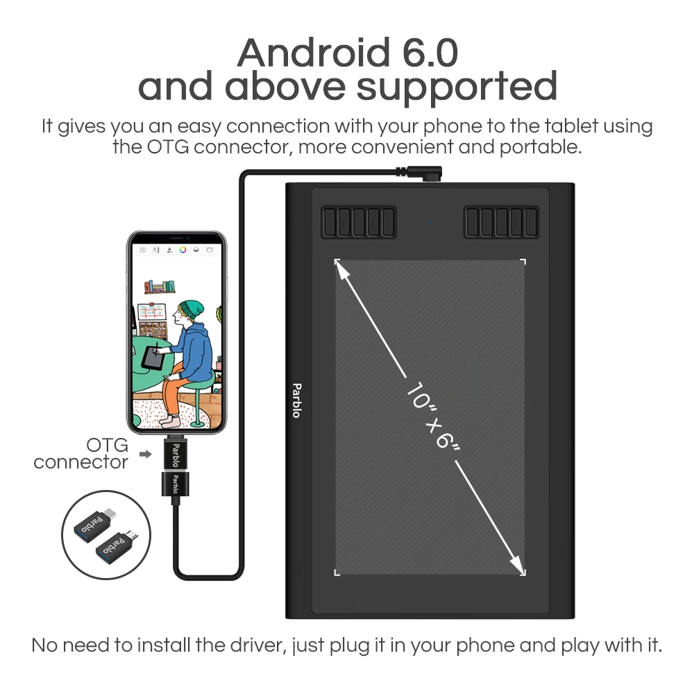 Графический планшет Parblo A610 Plus V2 |