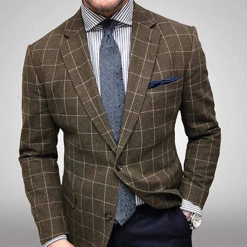 

Men's New Multicolor Casual Suit Men's Top