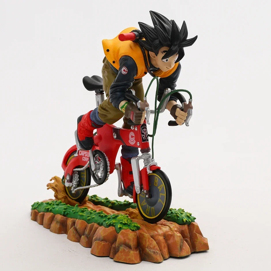 

DragonBall Son Goku на велосипеде фигурка игрушка Коллекционная статуя