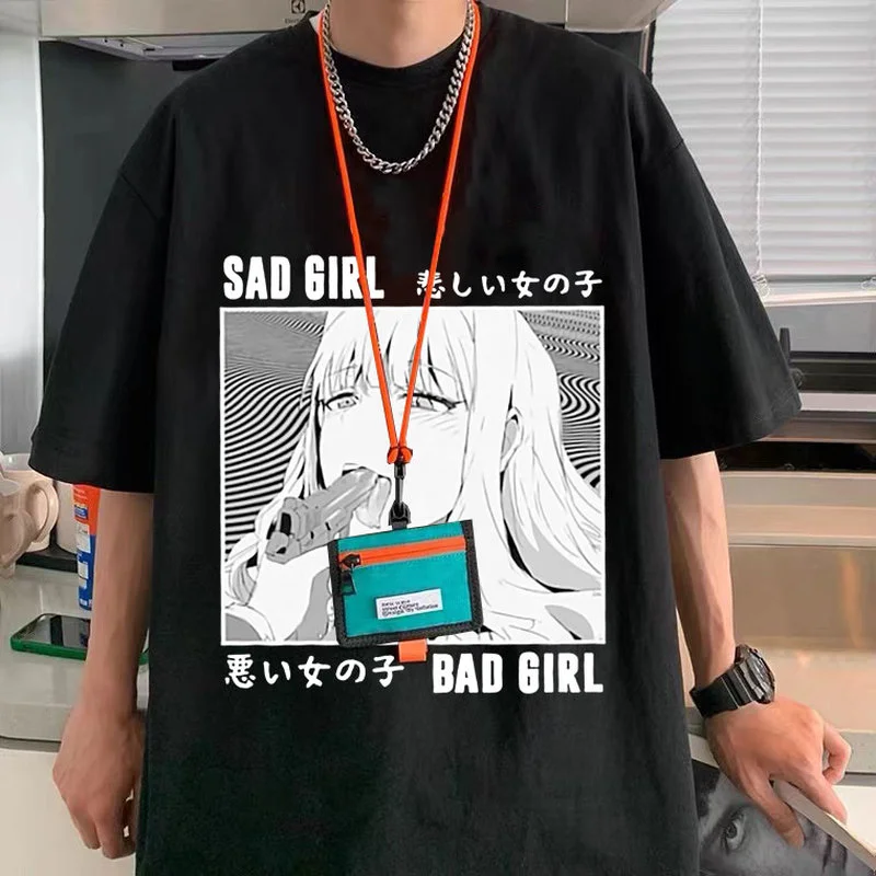 

Anime Hentai Waifu Lewd Sexy Senpai Love Hentai Ahegao Otaku Vaporwave Tshirt Summer Short Sleeve Men Women Pure T Shirt