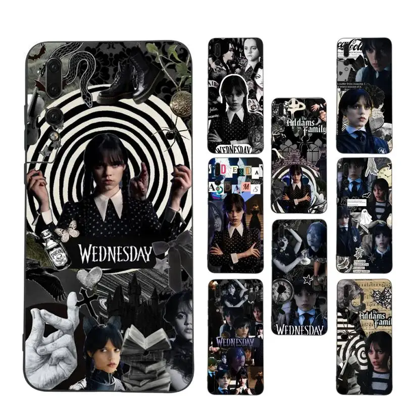 

Wednesday Phone Case for Samsung A51 A30s A52 A71 A12 for Huawei Honor 10i for OPPO vivo Y11 cover