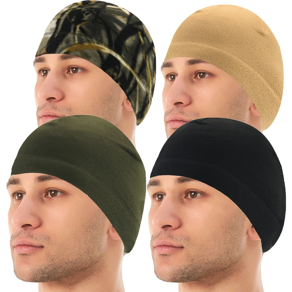 

Шапки мужские для велоспорта, пешего туризма, с черепом, флисовые тактические шапки для мотоциклетного шлема, облегающие шапки, ветрозащитн...