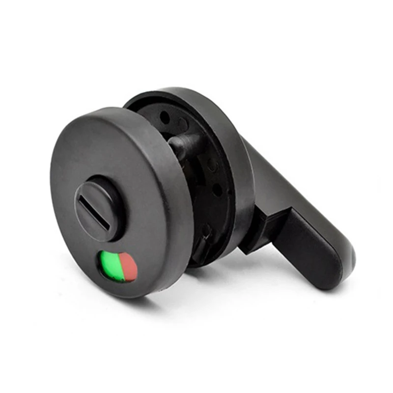 

Black Privacy WC Toilet Door Lock For Public Toilet Restroom And Bathroom
