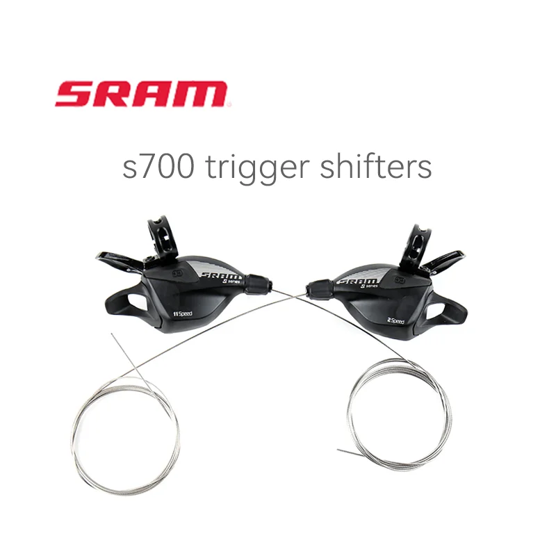 SRAM S700 2x11 22 Speed Road Bike Trigger Shifter Shifters Lever Flat Handle Bicycle Right and Left Bicycle Accessories