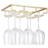 wine glass rack metal goblet holder hanging wine glass rack for bar kitchen home