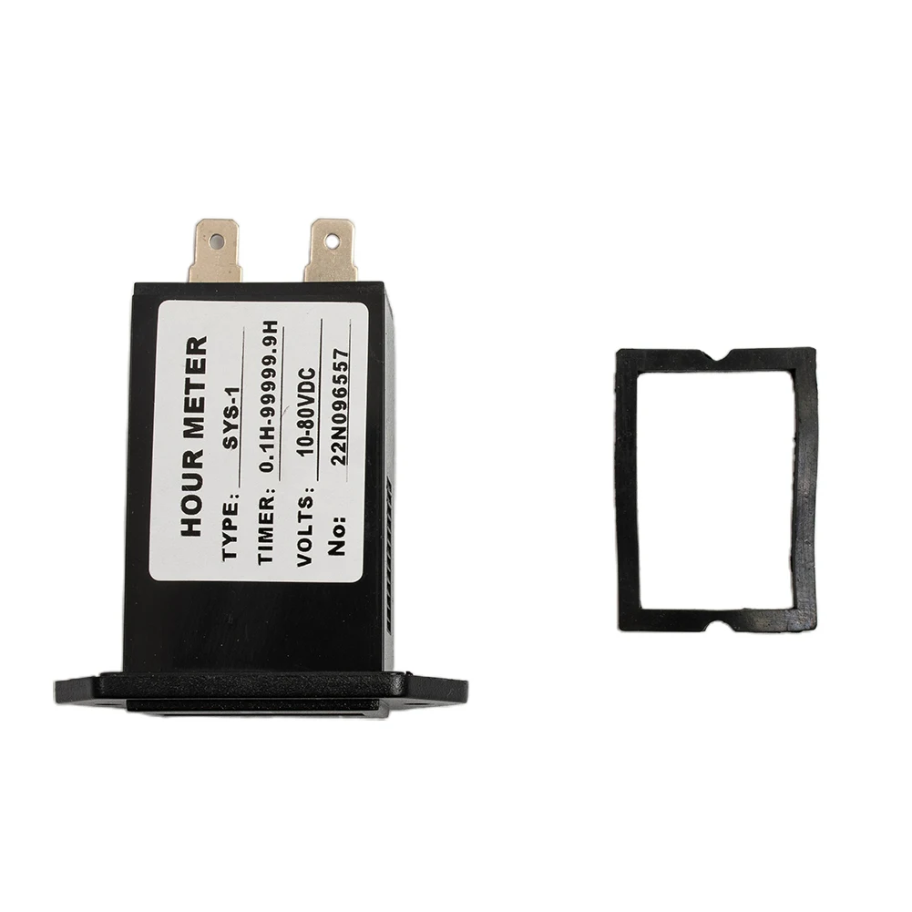 

HM002 Hour Meter Mechanical Replacement Accessories Generator Black Damp-proof Dust-proof Engine Practical Useful