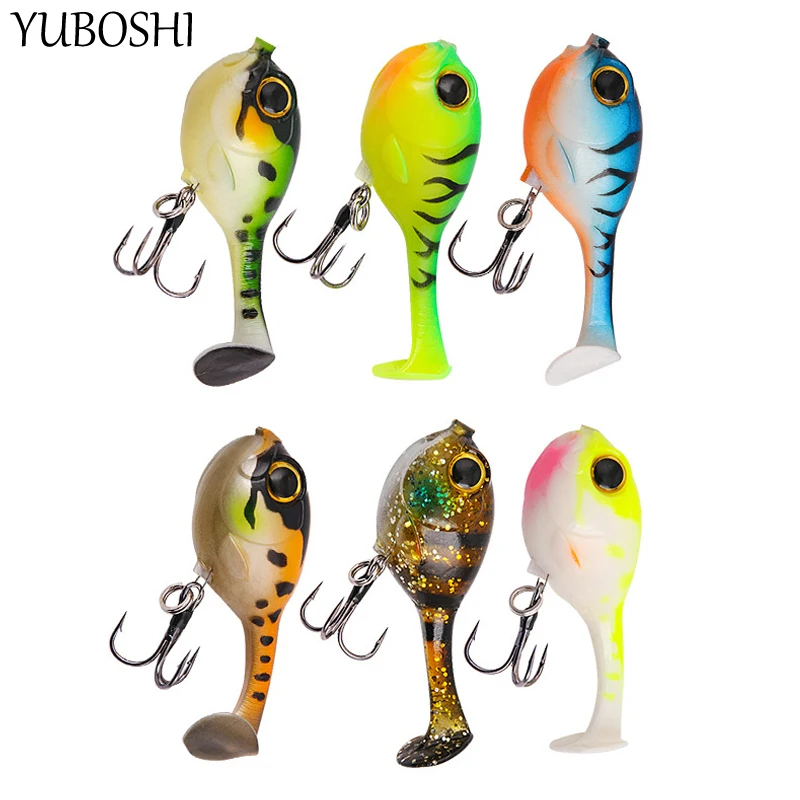 

1 шт. вращающаяся Тонущая искусственная рыболовная приманка 6,2 см/9,5 г, высокое качество, острые зазубрины, тройной крючок, плавающая Мягкая п...