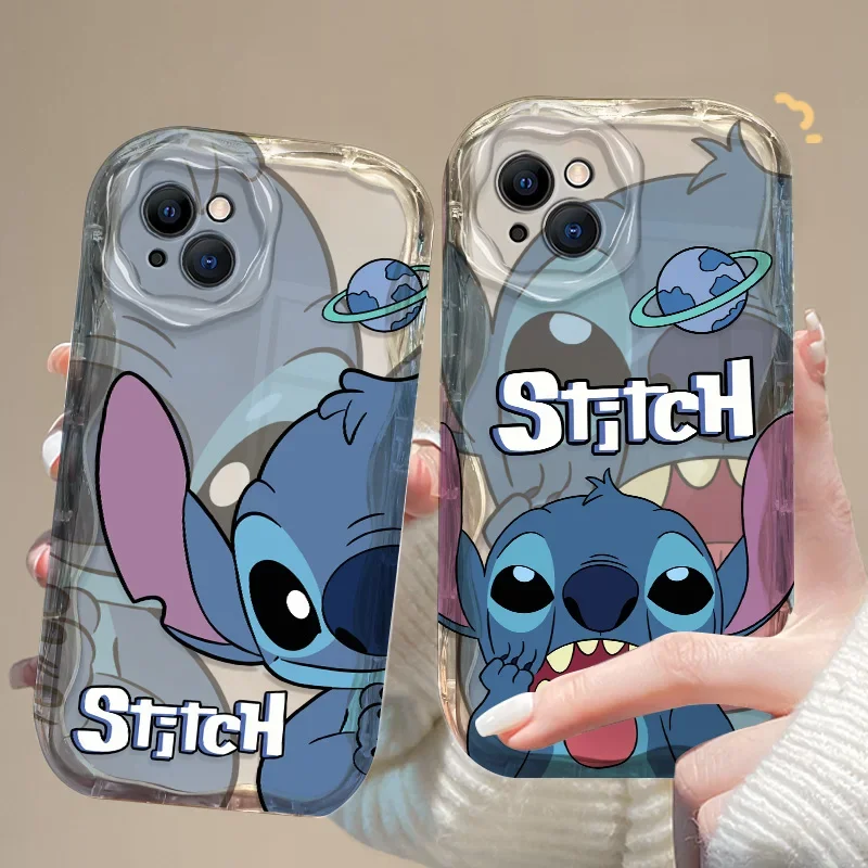 Мягкий чехол Disney Stitch для Huawei P60 P50 P40 P30 Pro Lite 4G искусственная кожа 50 40 30 Honor X5 Nova Y90