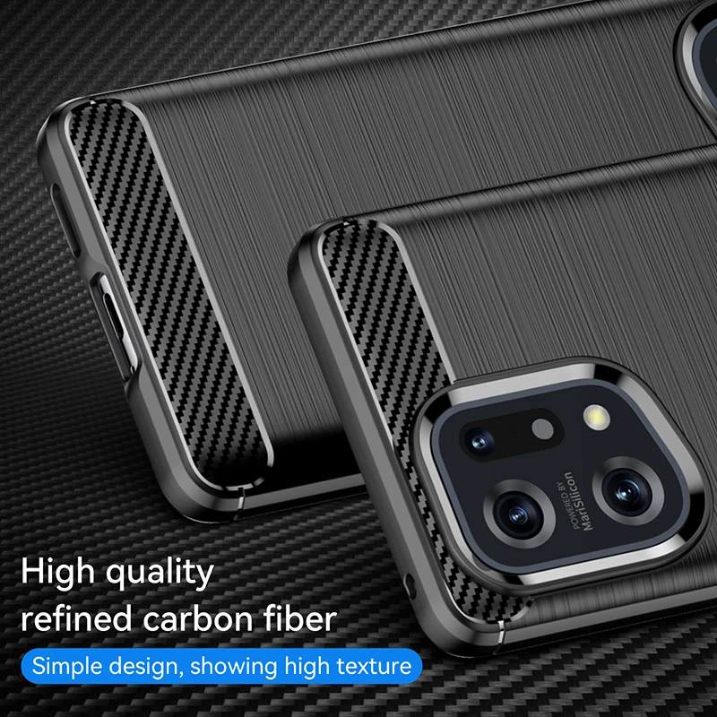 For OPPO Find X5 Case For Find X5 Cover Coque Shockproof Soft Silicone TPU Protective Bumper For OPPO Find X5 Fundas 6.55 inch