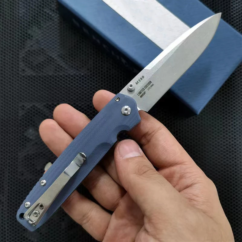 

G10 Handle Tactical BM 485 Folding Knife Outdoor Camping Self Defense Mini Military Knives Pocket Portable EDC Tool