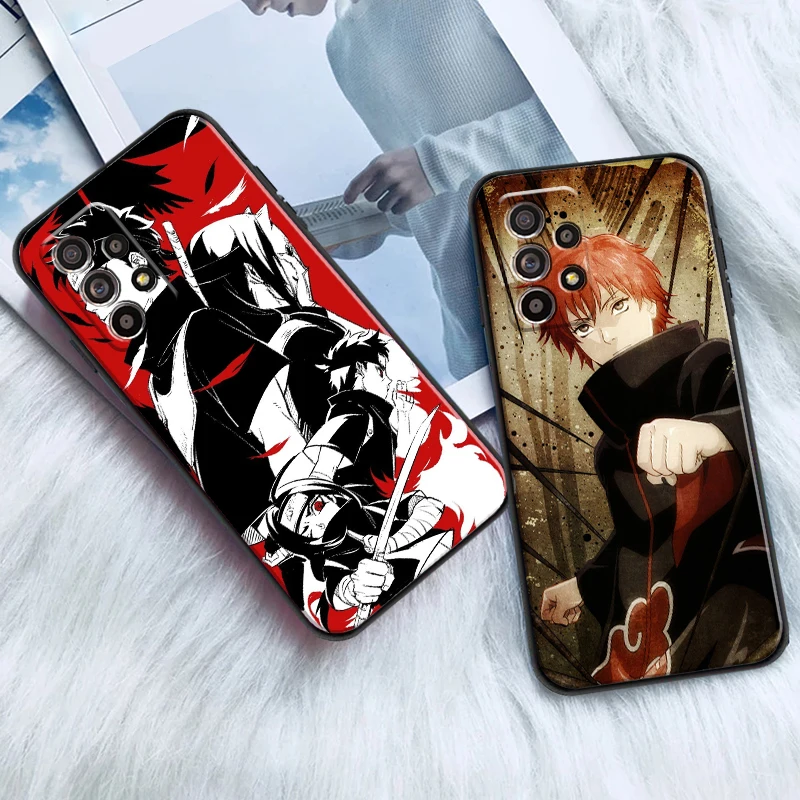 

Чехол NARUTO для телефона Samsung A20 A21 A22 4G 5G, силиконовый чехол, черный мягкий чехол из жидкого силикона