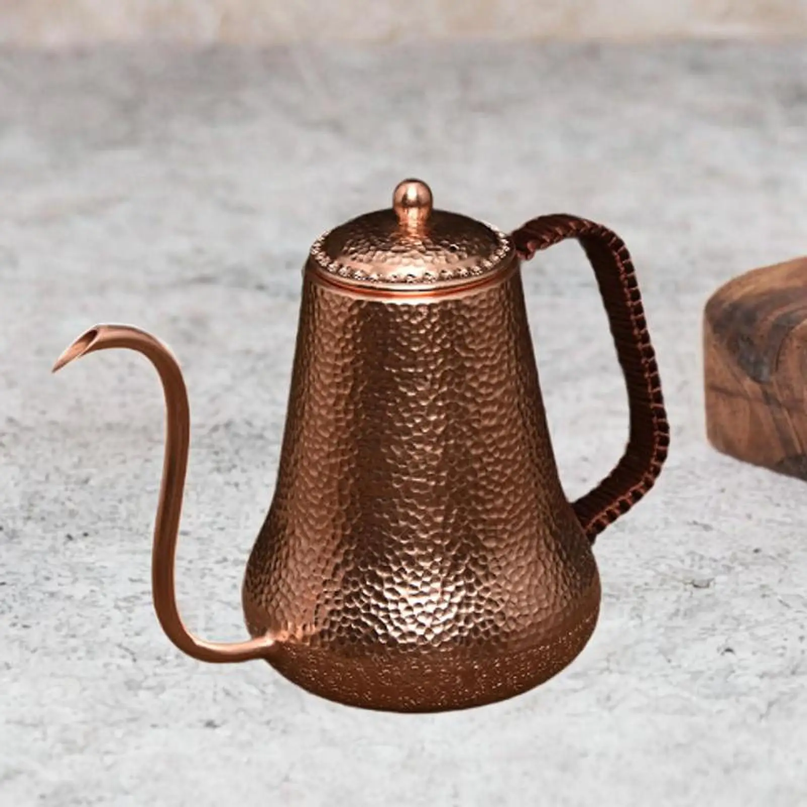 Гофрированный кофейный Чайник гусиная шея с длинным носиком Быстрое нагревание