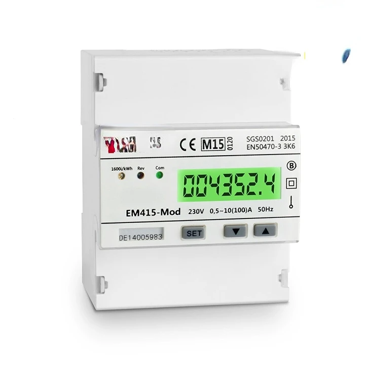 EM415-Mod 230V 10(100) Средняя одобренная цена на ватметр Электрический измеритель прибор