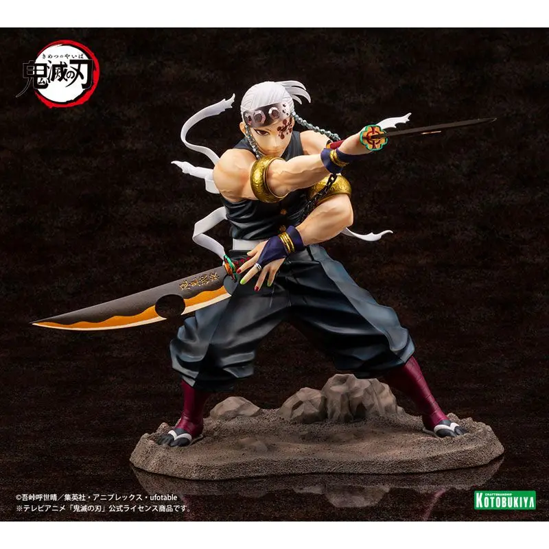 

Original Kotobukiya ARTFX J Demon Slayer Kimetsu No Yaiba Tengen Uzui 1/8 In Stock Anime Action Collection Figures Model Toys
