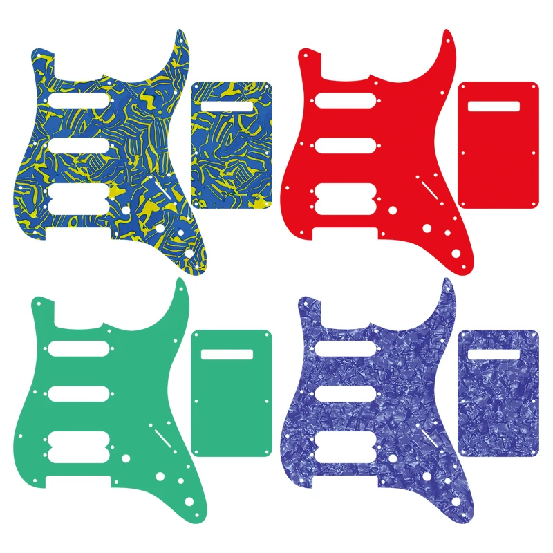 

Xin Yue Guitar Parts - For A Set US 1991 Fender Ultra SSH Guitar Pickguard Humbucker Multicolor Options