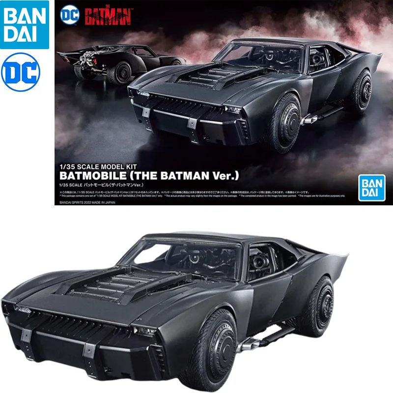 

BANDAI 1/35 SCALE MODEL KIT BATMOBLE THE BATMAN Ver. 2022 Movie Version Anime Action Figures Assembled Collection Model Toy