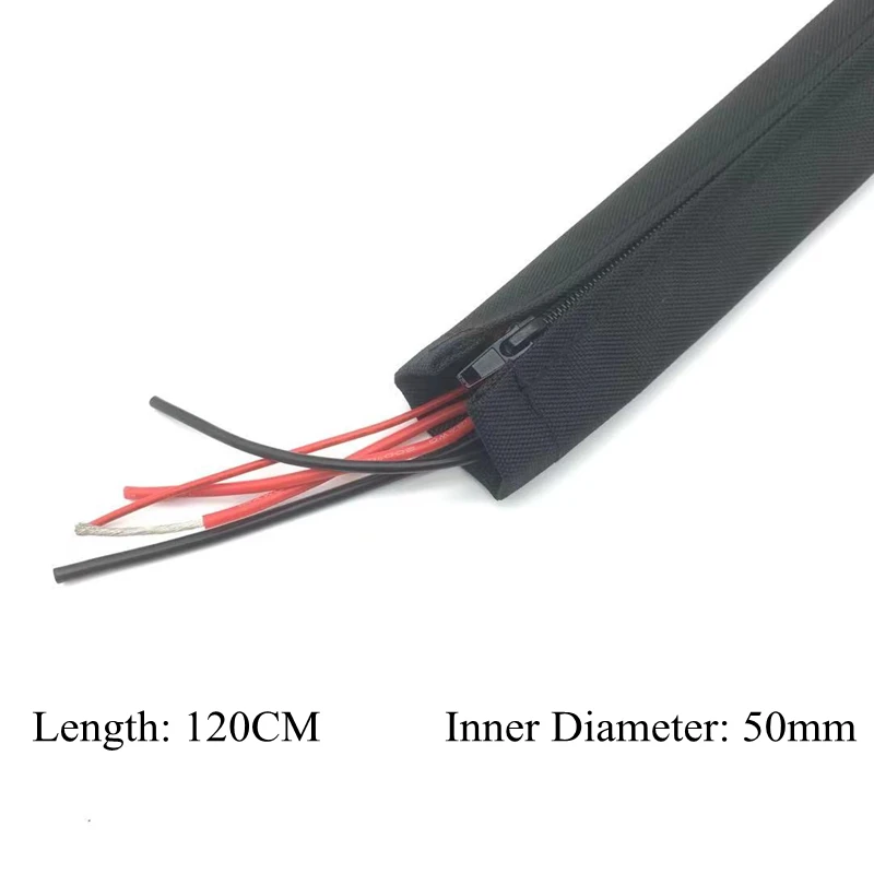 

Гибкая нейлоновая кабельная втулка на молнии, 50 мм