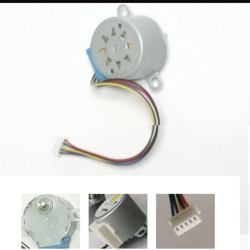 

28BYJ-48 Brushed DC5V /12V Micro Stepper Motor 4-Phase 5-Wire Reduction Stepper Motor 1/64 Reduction Ratio Durable R9UF