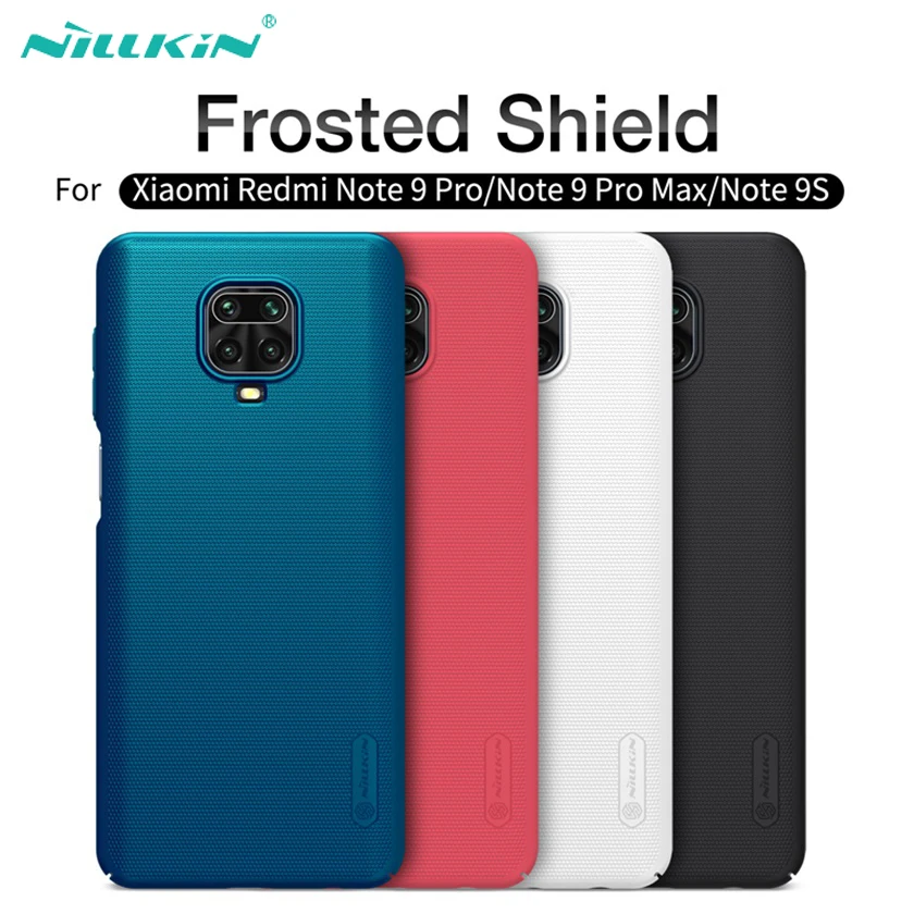 

For Xiaomi Redmi Note 9 9S Cover Note 9 Pro Max Case Nillkin Frosted Shield Hard PC Phone Back Cover For Redmi Note9 Pro Note 9T