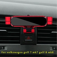 car phone holder for vw volkswagen golf 7 mk7 golf 8 mk8 car styling bracket gps stand rotatable support mobile accessories