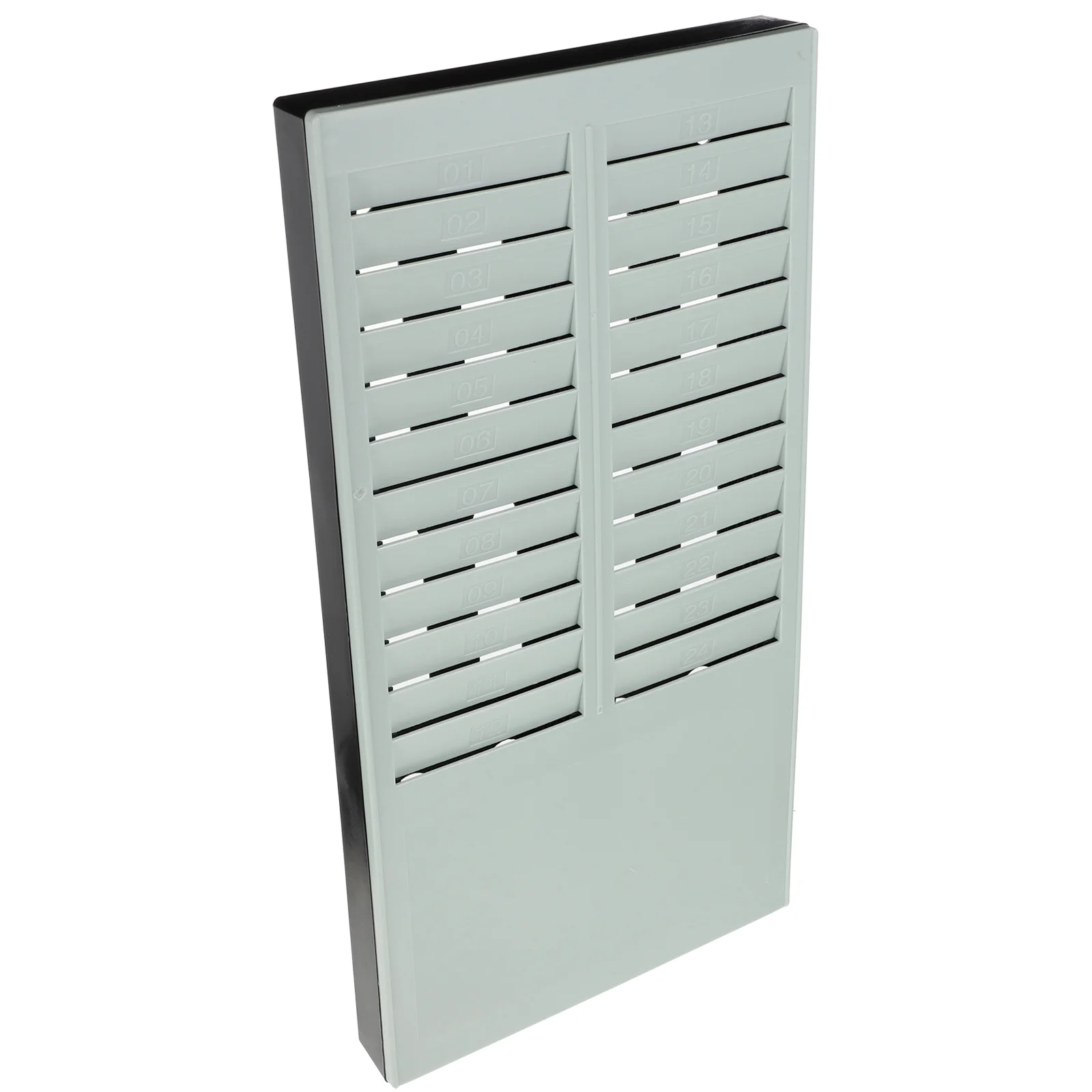 

Time Rack Holder Clock Badge Employee Wall Attendance Expanding Pyramid Slot Mount Office Organizer Shelf Stretchable Machine