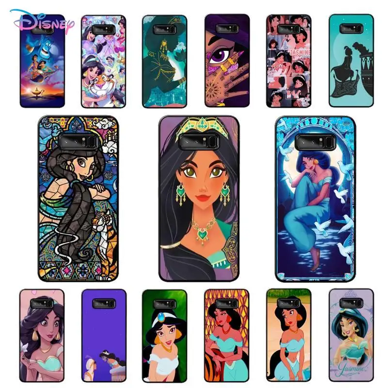 

Disney Aladdin Jasmine Princess Phone Case for Samsung Note 5 7 8 9 10 20 pro plus lite ultra A21 12 72