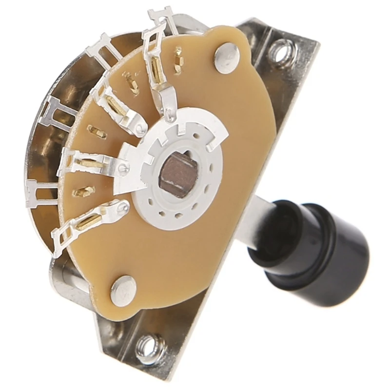 Качественные трехпозиционные рычаги селектора звукоснимателей с гнездом для гитарного джека входа-выхода Switchcraft 1/4 6.35мм 2-проводное моношасси.