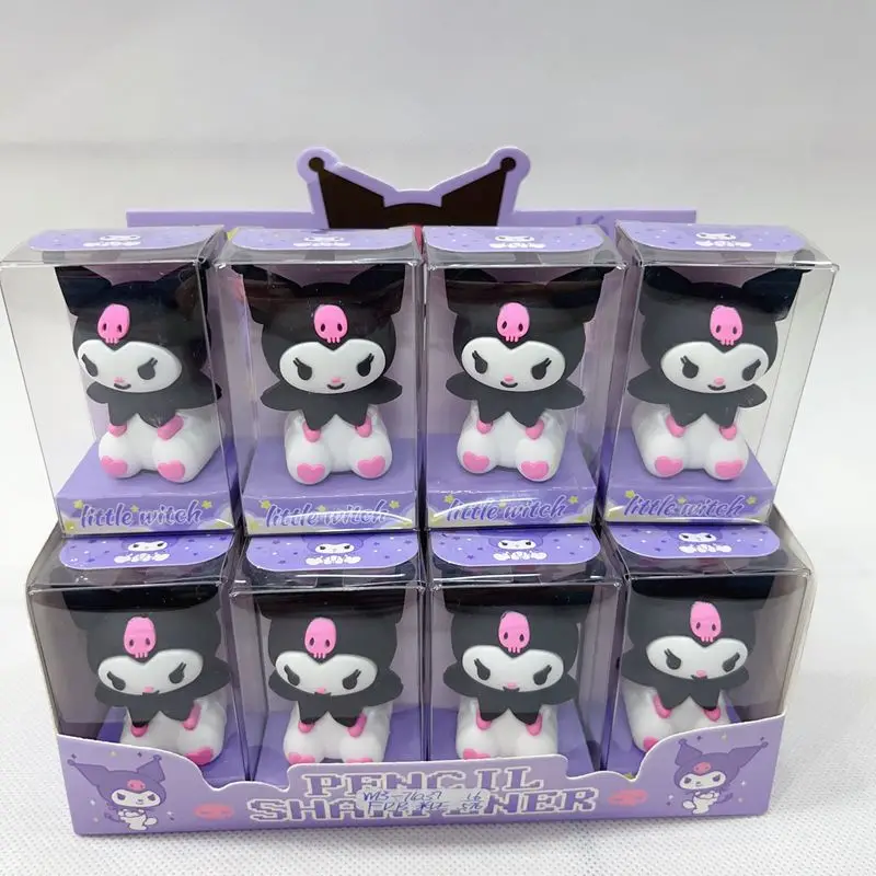 Оригинальная точилка для карандашей Kuromi Melody ластик 8/16 шт. аксессуары