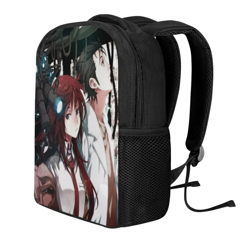 Twoheartsgirl Anime Steins;Gate Kids School Bag Elementary Children Mini Backpack Pencilcase Kindergarten Schoolbags Pen Bag Set