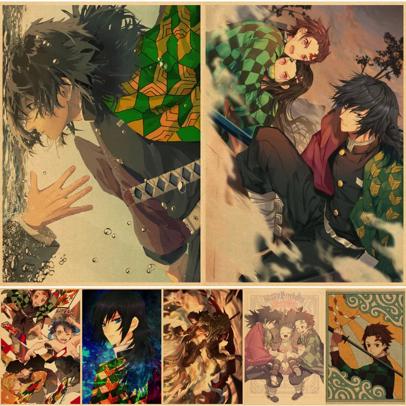 

Постеры на стену гиюу томиоки, рассекающий демонов, постеры на стену, винтажные настенные постеры, картина на стену, винтажный постер