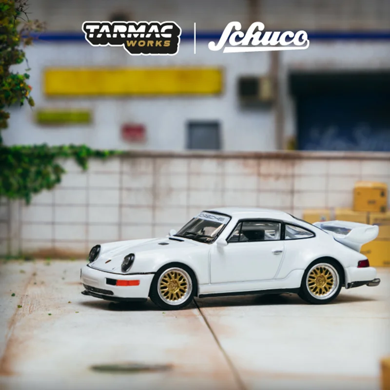 

Tarmac Works 1:64 911 RSR 3.8 Car White Alloy Diorama Model Collection Miniature Carros Toys In Stock TW