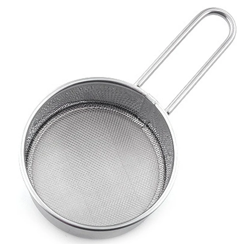 

Stainless Steel Flour Sieve Handheld Powdered Sugar Sieve Flour Strainer Baking Mesh Sieve with Handle