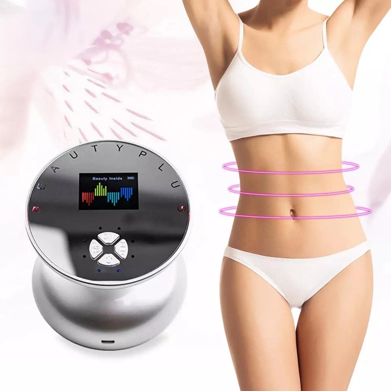 

RF Ultrasound Cavitation Fat Burner Weight Loss Body Shaping Slimming Firming Device LED Photon Rejuvenation Face Lift Massager