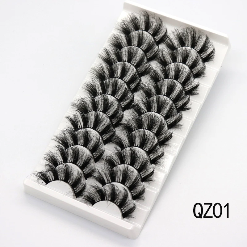 

Ресницы 3D из искусственной норки, пушистые мягкие объемные натуральные длинные накладные ресницы, многоразовые ресницы для макияжа, 5/10 пар