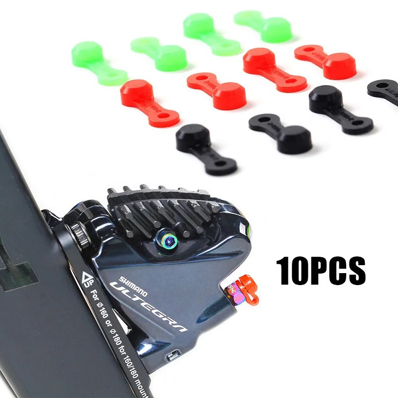 

10 шт., силиконовые колпачки для спускного тормоза велосипеда