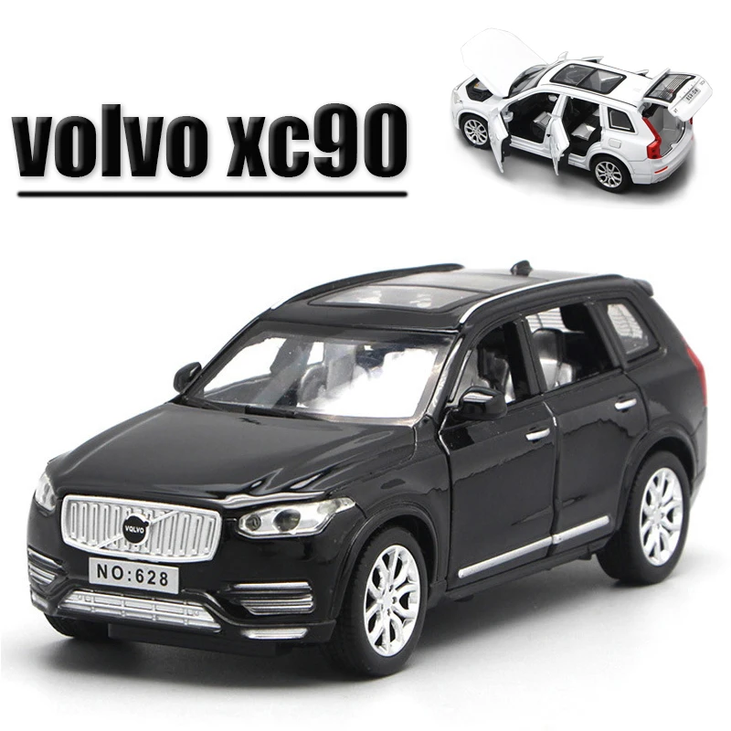 

1:32 Volvo XC90 2019 Alloy Die Cast Model Toy Openable Doors Pull Back Car Toys For Kids Children E137