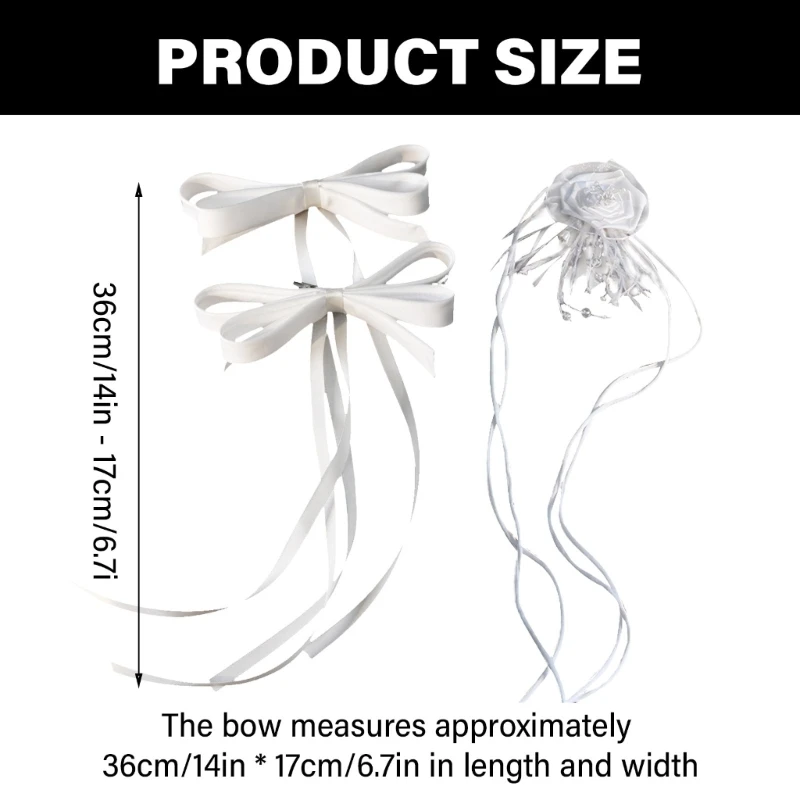 Лента-банты аксессуары для волос мягкая ткань металлический зажим женщин и
