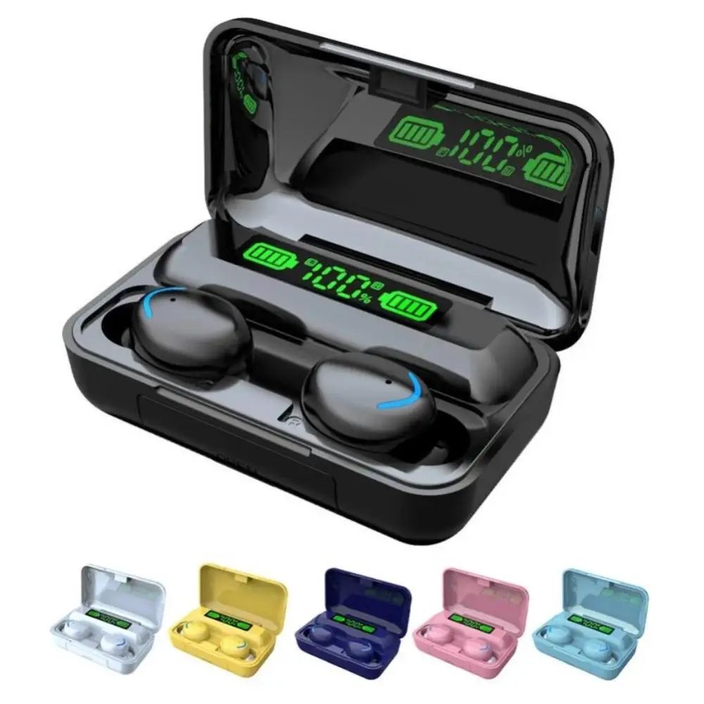 

Low Delay Sports Earbuds Stereo Waterproof Bluetooth Headset With Charging Box Headset Bluetooth Headphones Noise Reduction