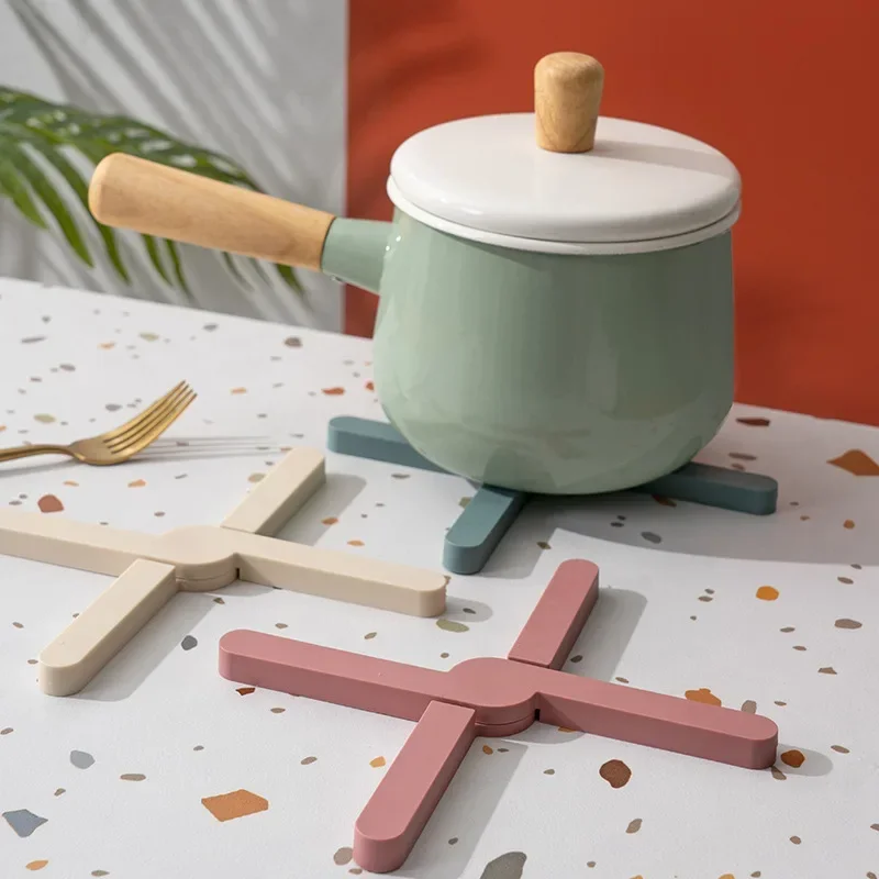 1/2 шт. складной силиконовый термостойкий коврик для столовых приборов