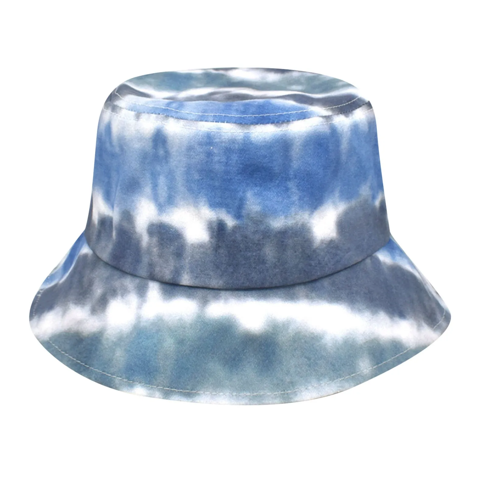 

New Spring And Summer Basin Hat Tie Dyed Fisherman Hat Foreign Trade Women Outdoor Leisure Spring Techno Cap Garden Hat Men