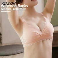cozok sport bras yoga underwear womens tops shockproof bra fitness seamless nylon wire free no press top sexy small breast bh